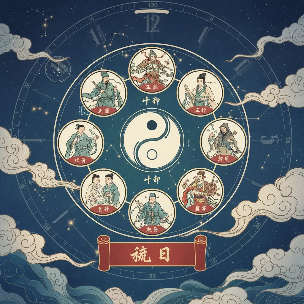 流日 - 十神
