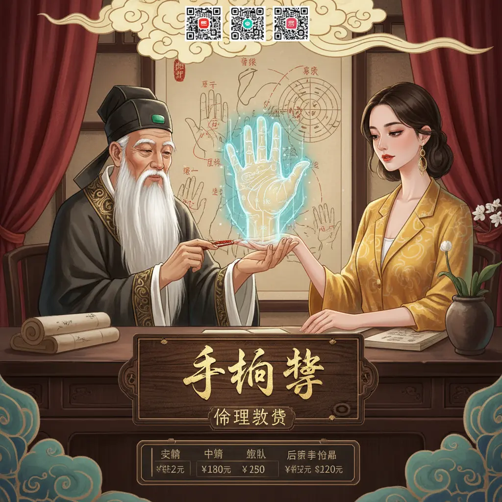 命理收費 - 手相學