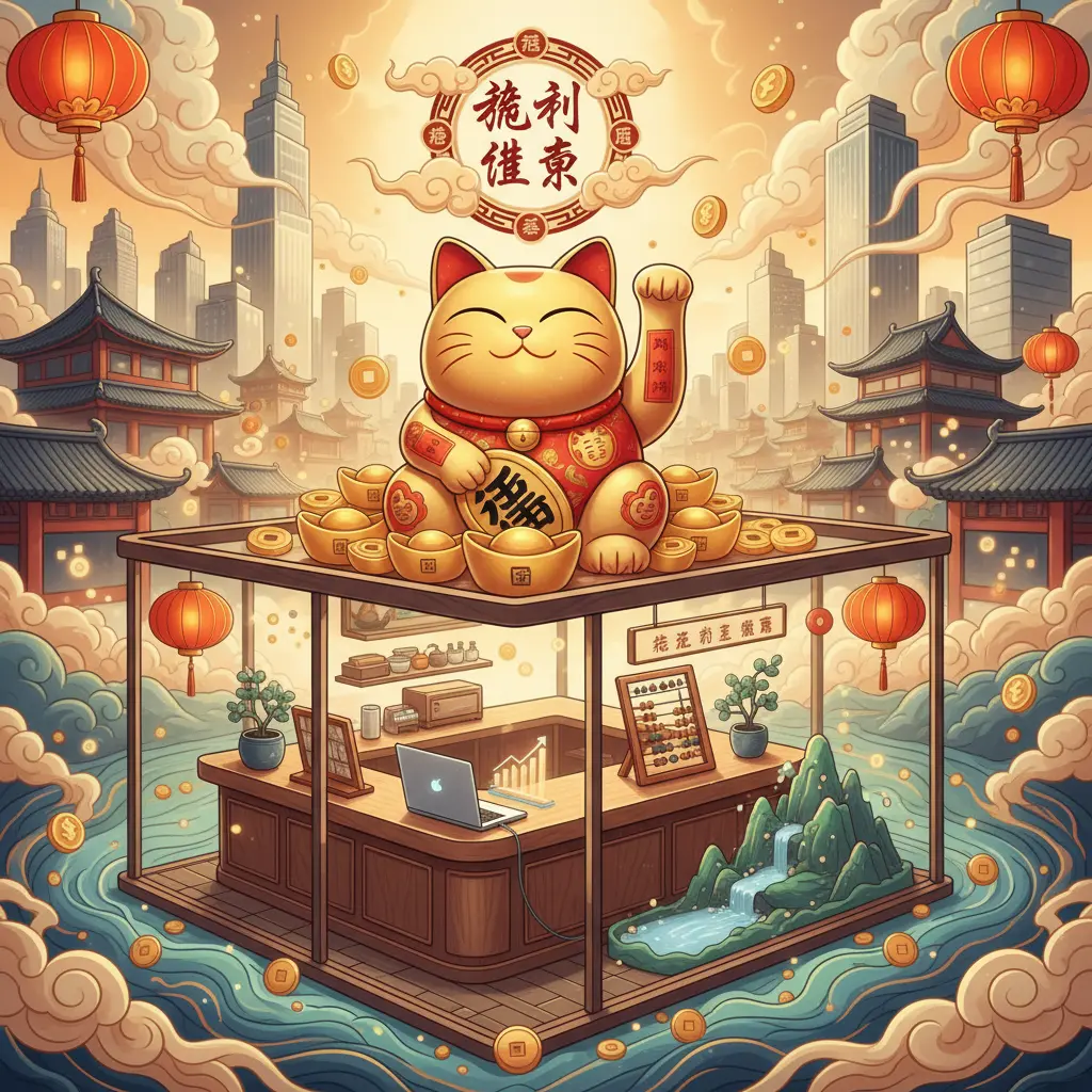 商業風水 - 招財貓