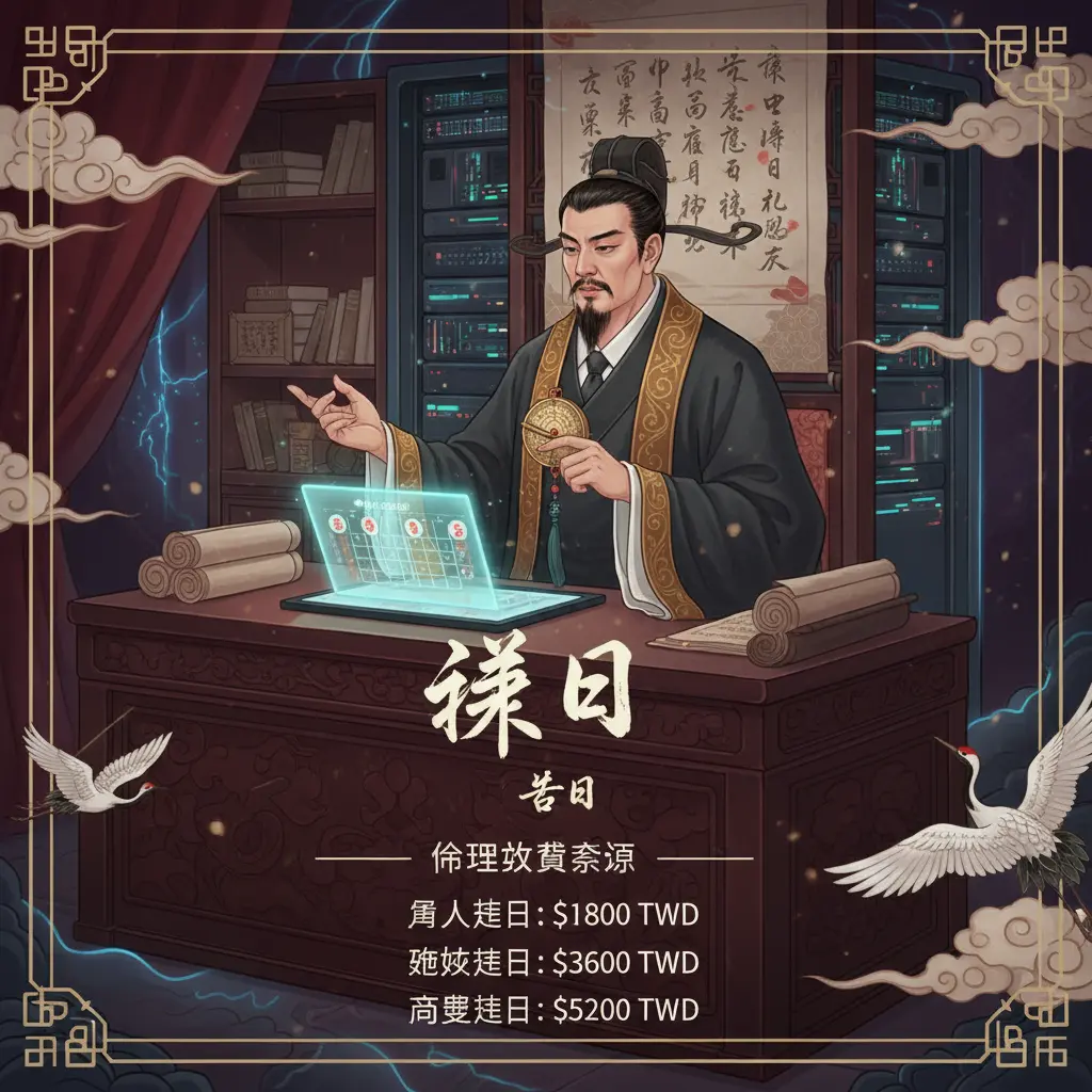 命理收費 - 擇日