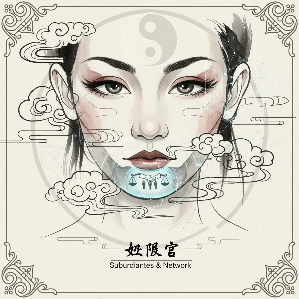 面相分析 - 奴僕宮