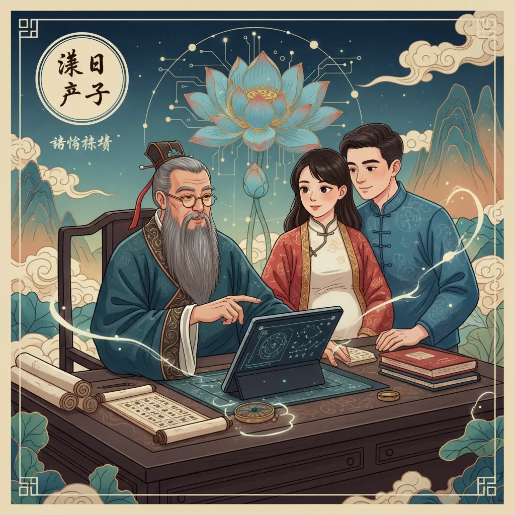 睇相師傅 - 擇日產子