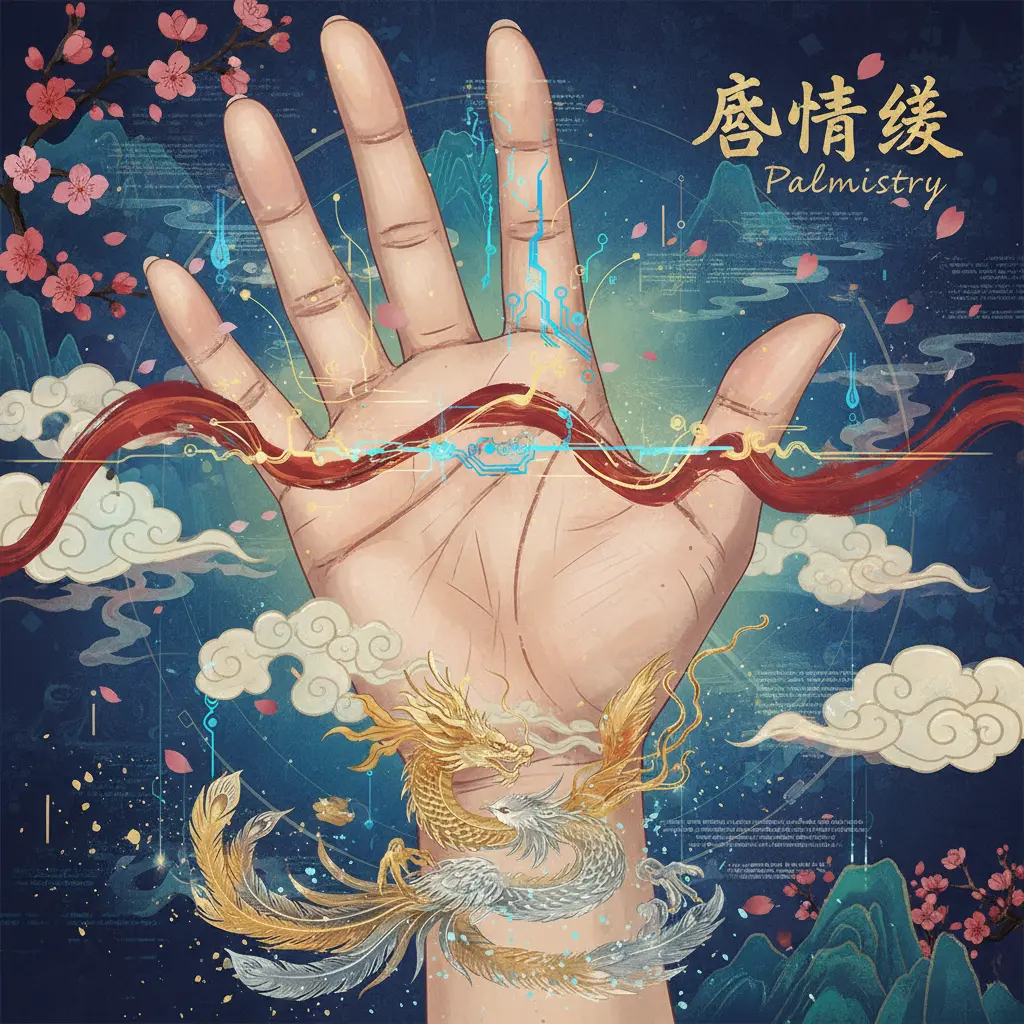 掌相 - 感情線