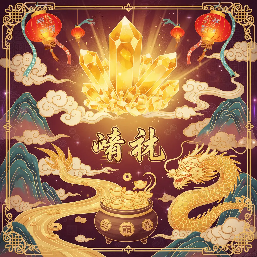 旺財 - 黃水晶