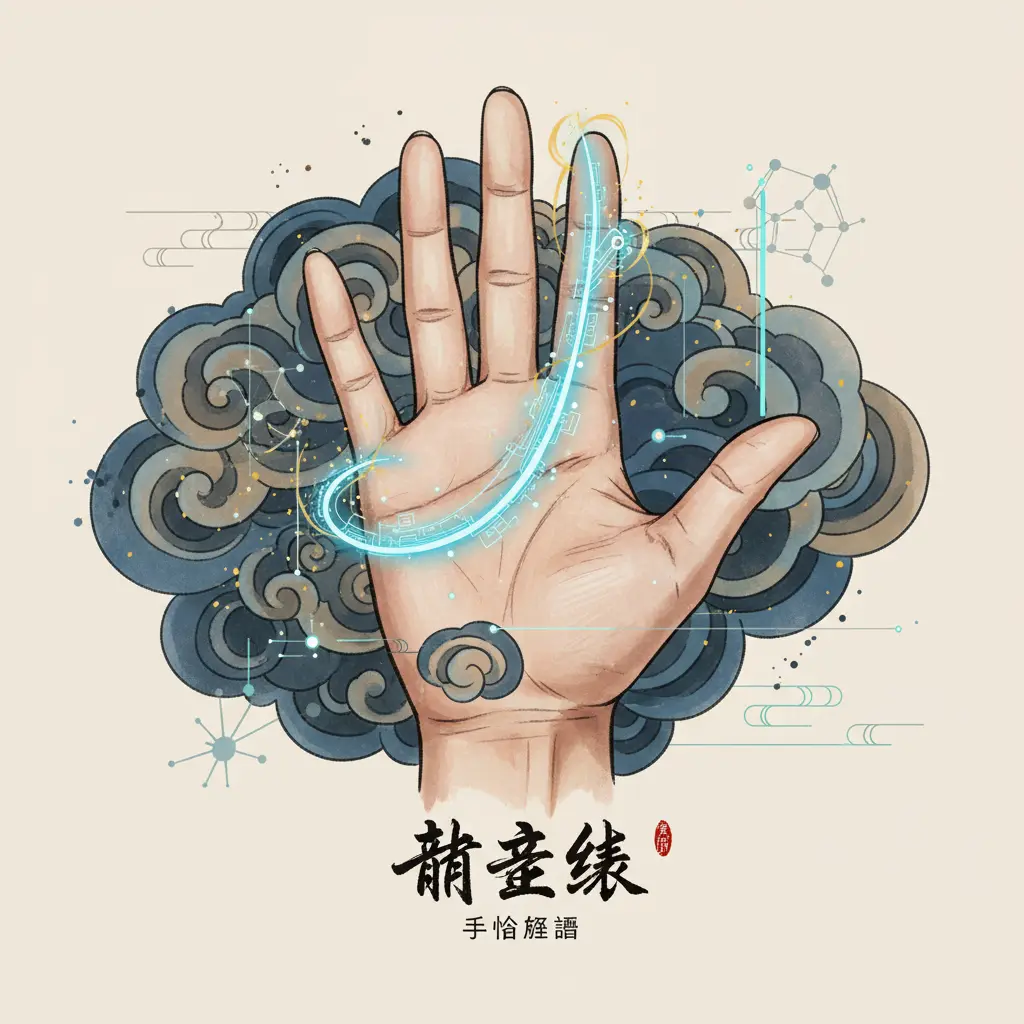 手相解讀 - 智慧線