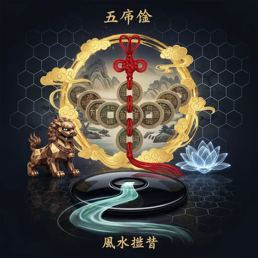 風水擺設 - 五帝錢