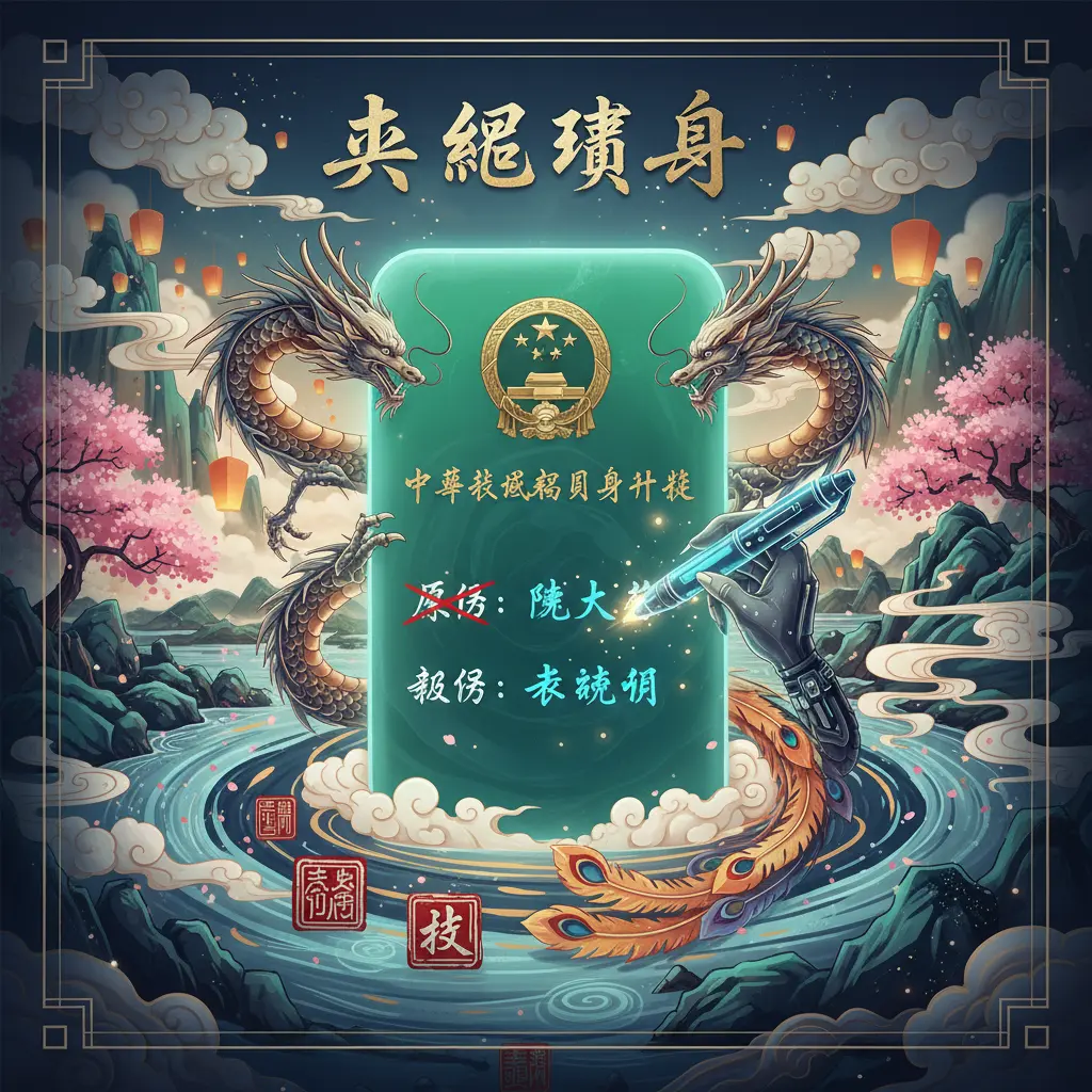 改名 - 身份證
