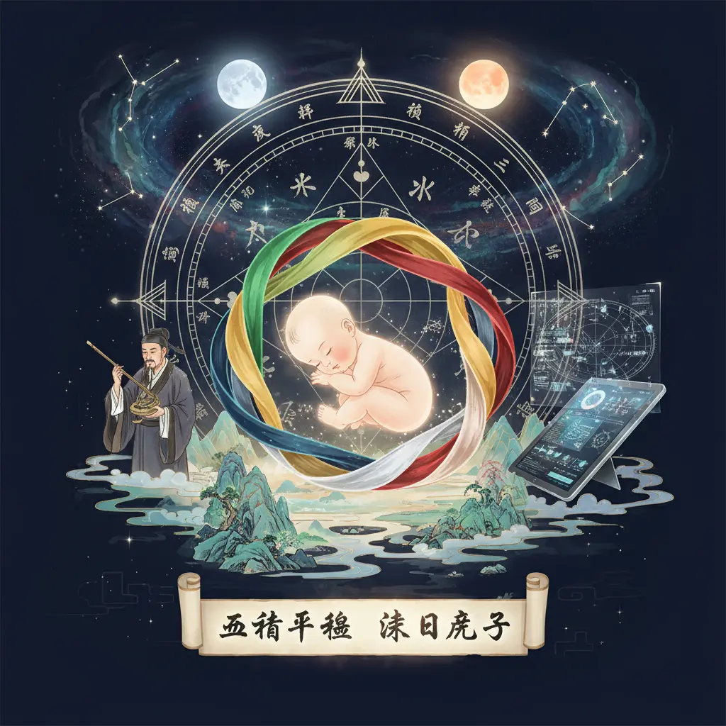 擇日產子 - 五行平衡
