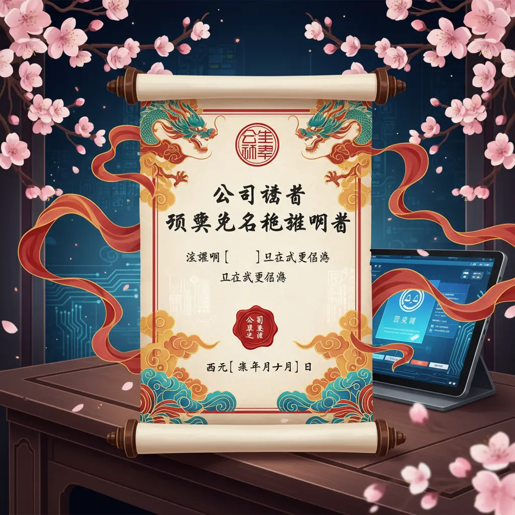 公司改名 - 公司證書更改名稱證名書