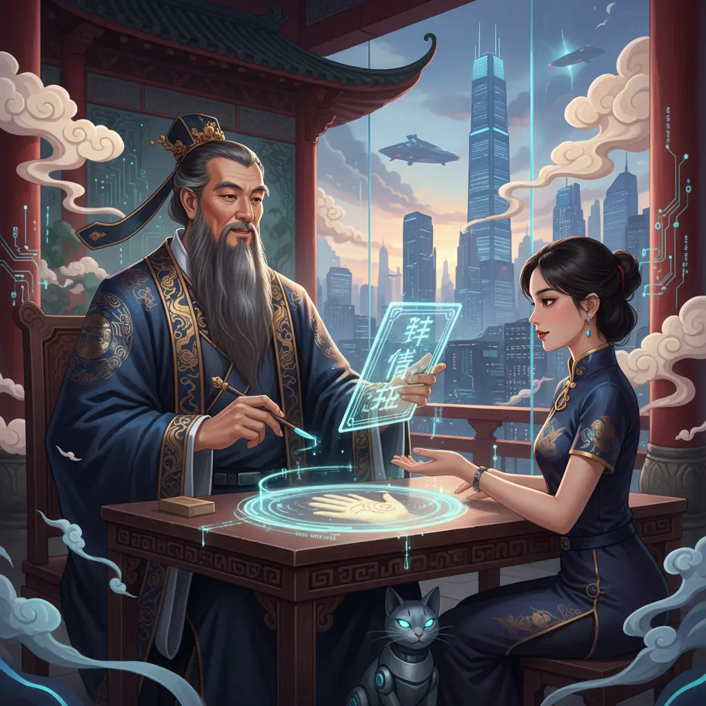 睇相師傅 - 手相算命